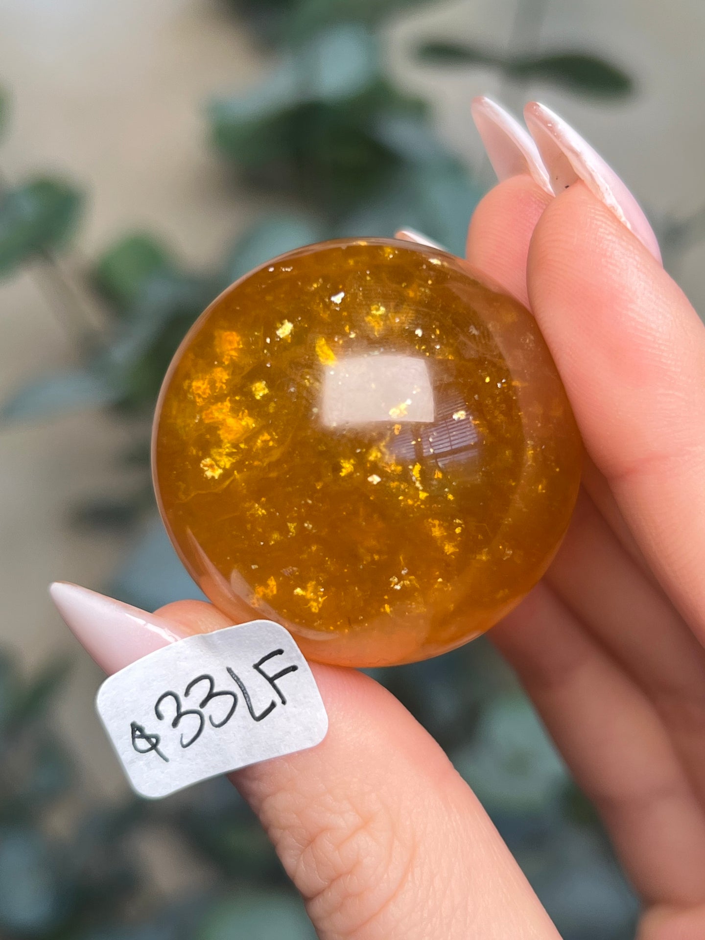 Golden Fluorite with Mica Spheres (30-33, 6 options)